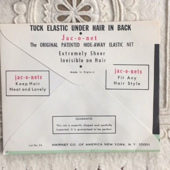 Vintage Hairnets in Original Packaging- 10 count - Picture 4 of 5